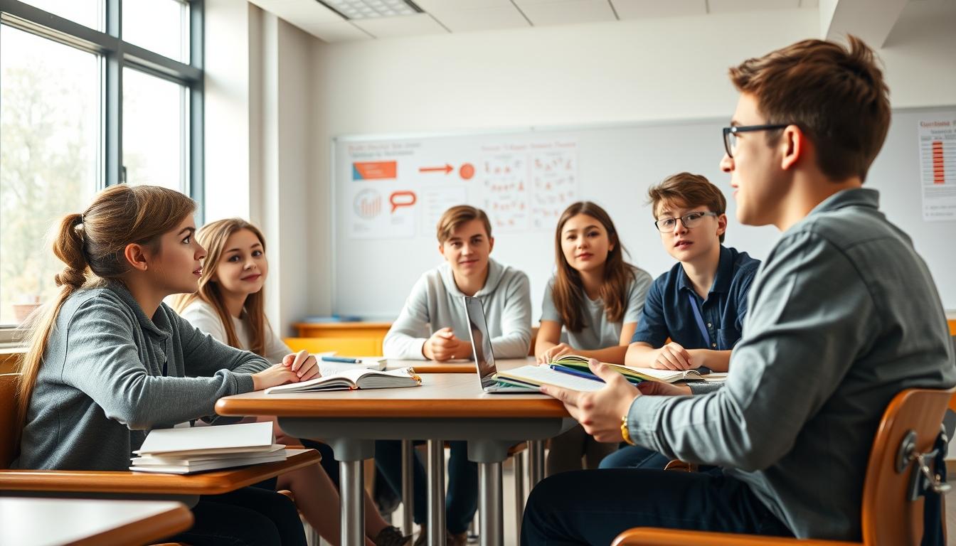 Modern university campus for students